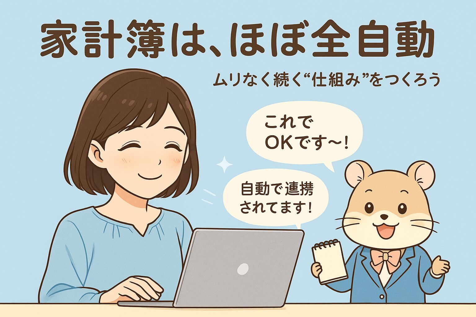 家計簿はもう手書きしない。忙しい私のラクする仕組み